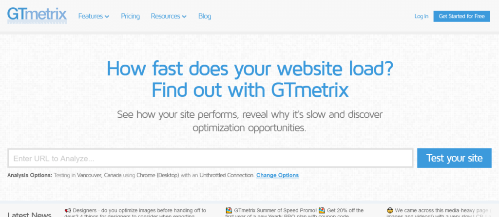 GTMetrix لیست بهترین ابزارهای رایگان سئو